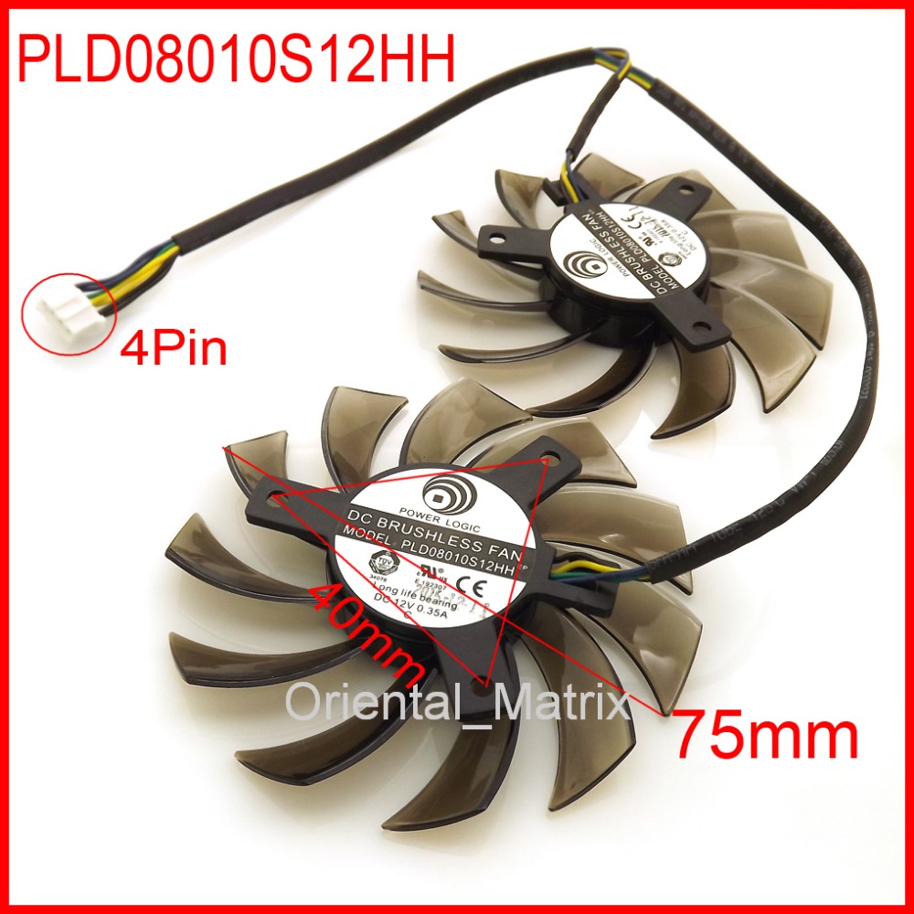 Cpu Heatsink - Бесплатная доставка, 2 шт./лот, PLD08010S12HH 75