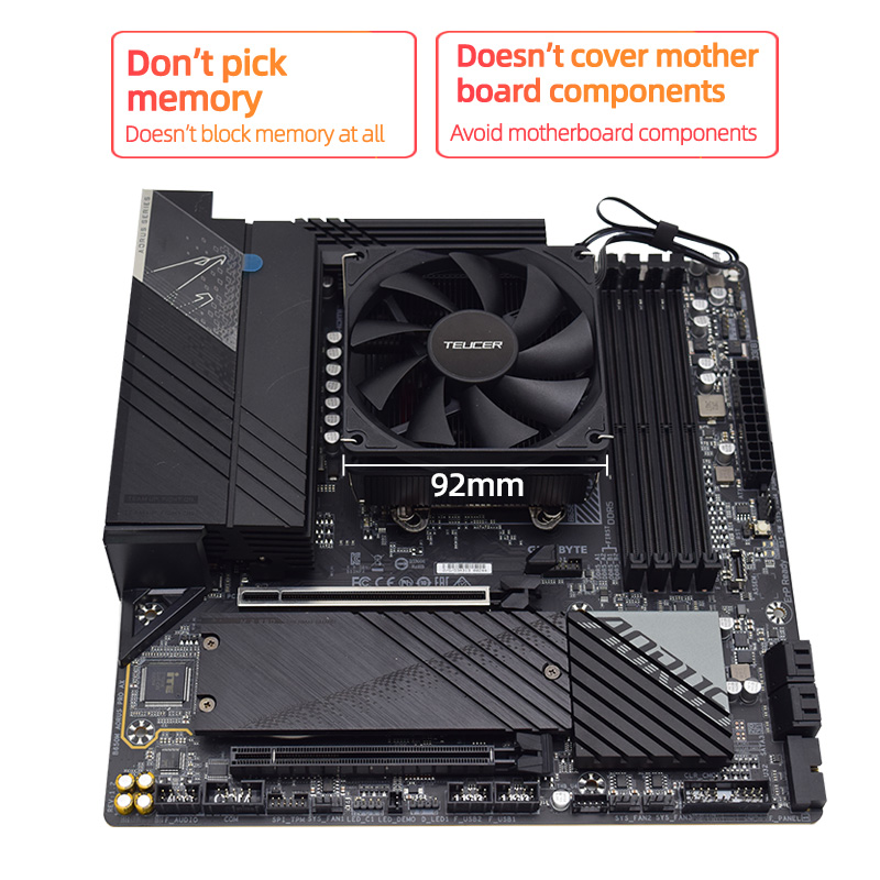 Высота кулера процессора Teuce – обзор и цена Air Cooler Cpu