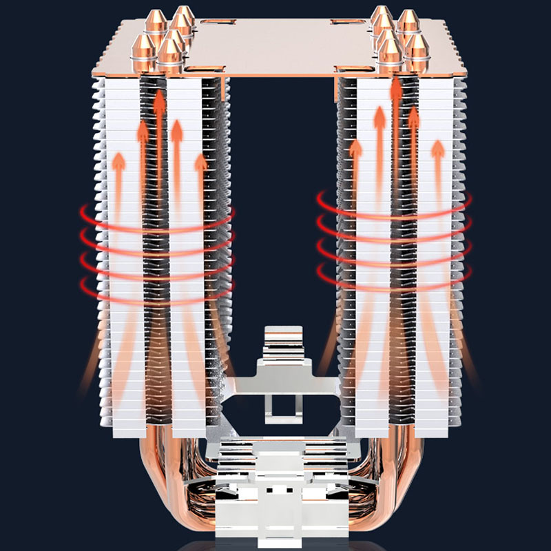 6 тепловых трубок, кулер для п – обзор и цена Cpu Cooler