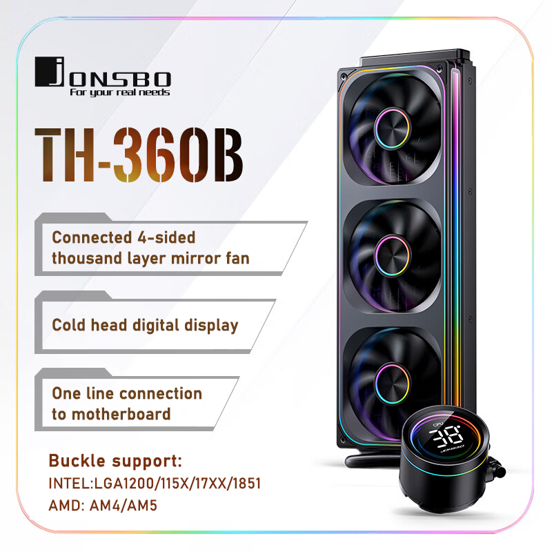 Jonsbo TH-360 AIO ЦП Жидкостно – обзор и цена Aio Liquid Cooler