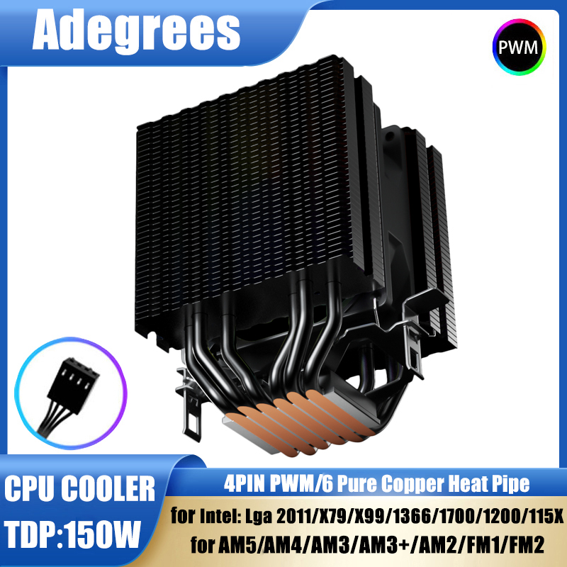 6 тепловых трубок Процессорный – обзор и цена Cpu Heatsink