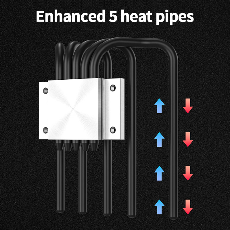 ID-COOLING IS-55 5 тепловых тр – обзор и цена Cpu Heatsink