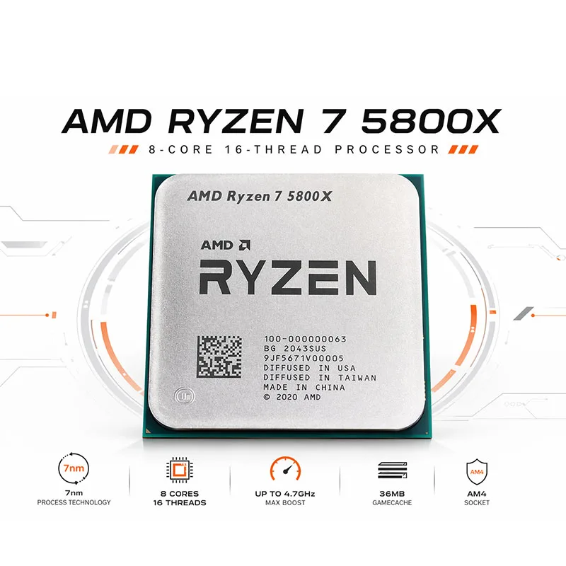 Процессор AMD Ryzen 7 5800X (р – обзор и цена Cpu Fan